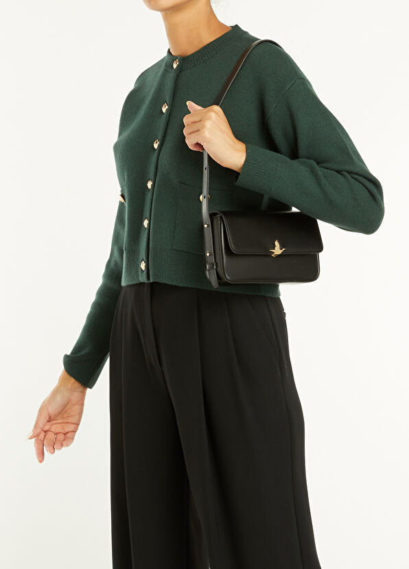 Beymen Club Black Women's Leather Shoulder Bag - 2