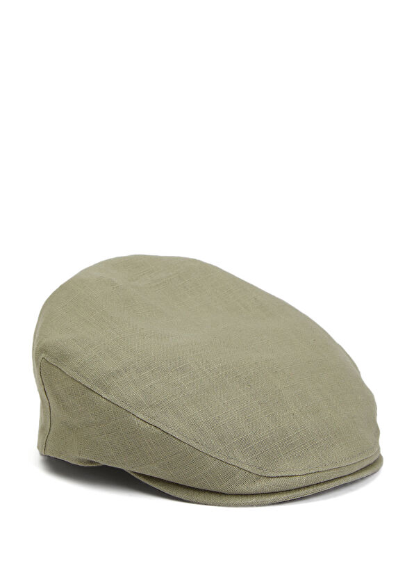 Doria Green Men's Linen Hat - 1