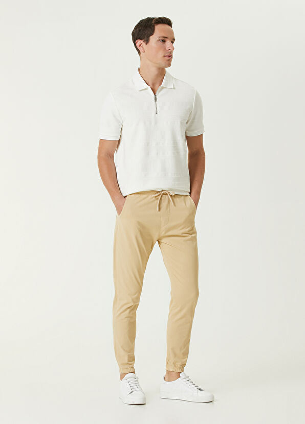 Beymen Club Beige Waist Cord Jogger Sport Pants - 1