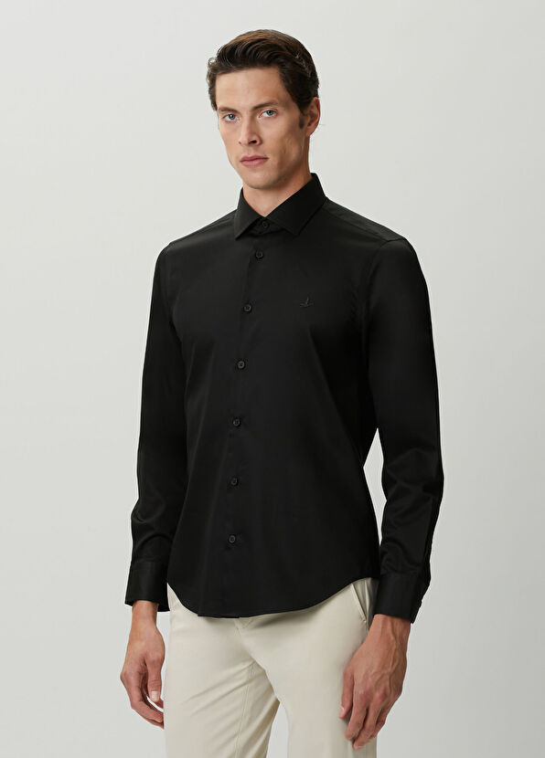 Beymen Club Siyah Slim Fit Gömlek - 4
