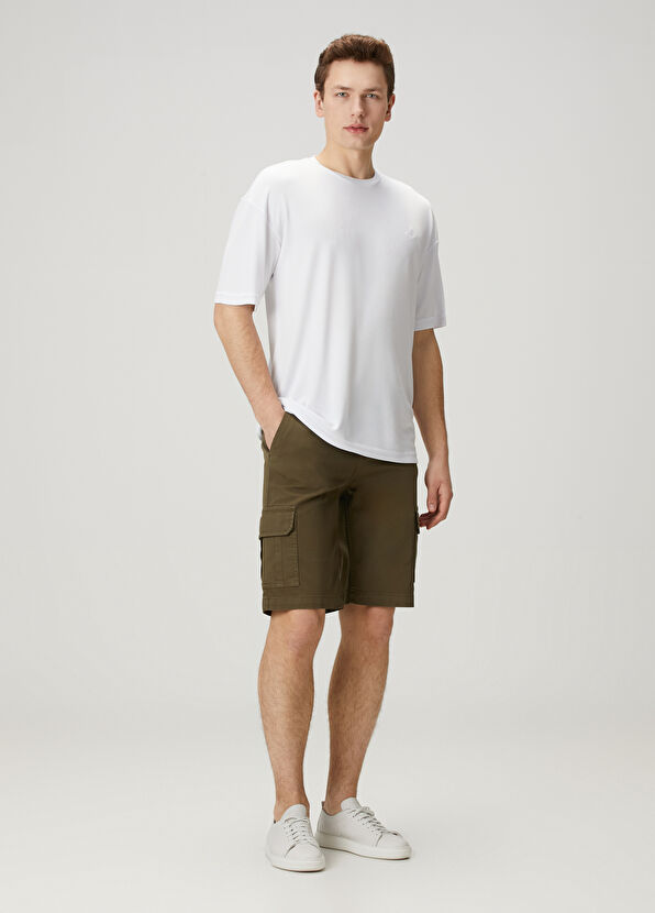 Beymen Club Khaki Cargo Shorts - 1
