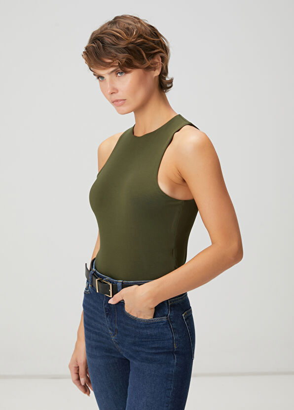 Beymen Club Khaki Tank Top - 1