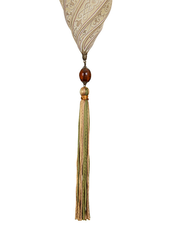 Nish Solutions Fortuny Silk Cesendello Modeli Bej Kandil Aplik - 3