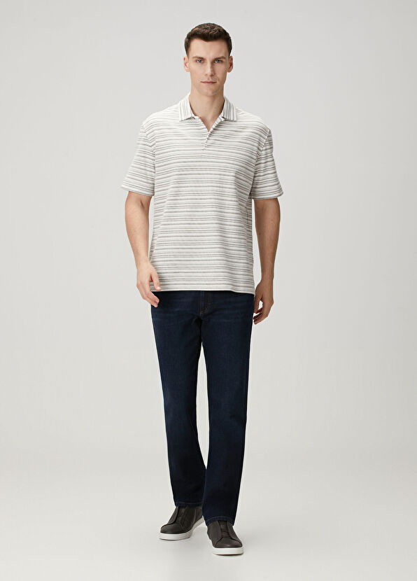 Zegna Lacivert Jean Pantolon - 1
