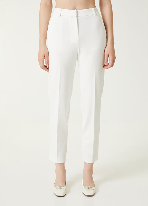 Beymen Club Off White Bonbon Pants - 4