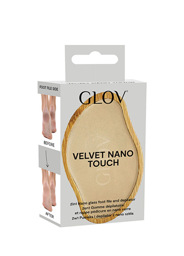 Glov Velvet Nano Touch - Foot File Wooden - 4
