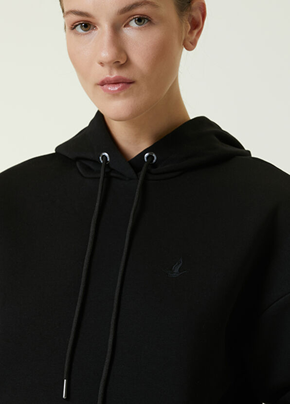 Beymen Club Black Hooded Sweatshirt - 3