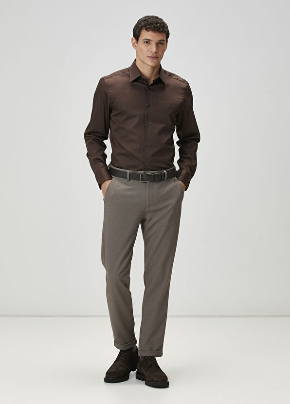 Beymen Club Slim Fit Brown Shirt - 3