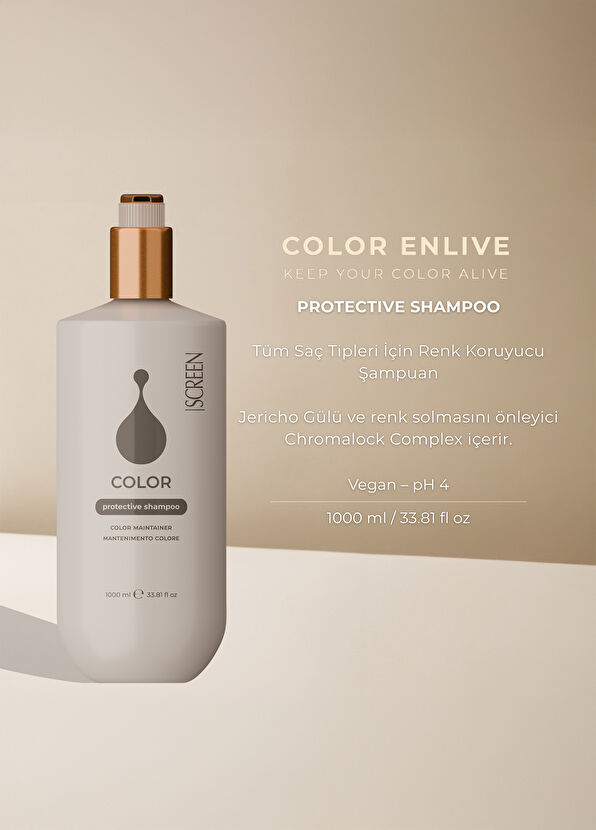 Screen Hair Care Color Protective Color Protective Shampoo 1000 ml - 2