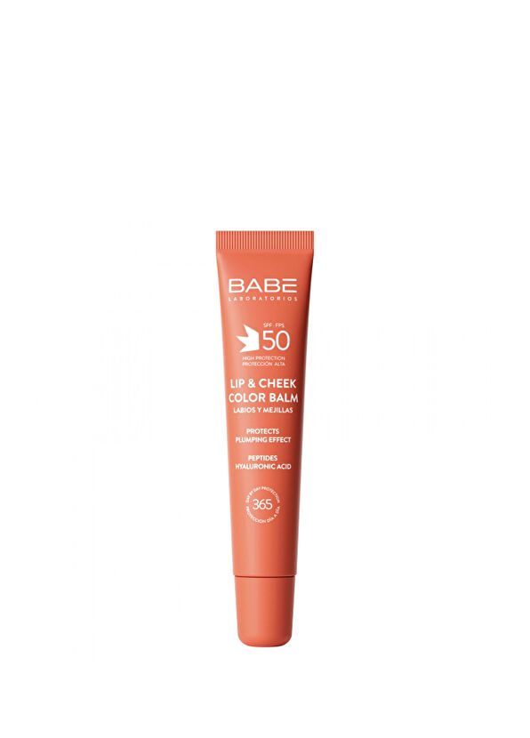 Babe Laboratorios Lip Cheek Balm Nude SPF50 Dudak ve Yanak Balmı 20 ml - 1