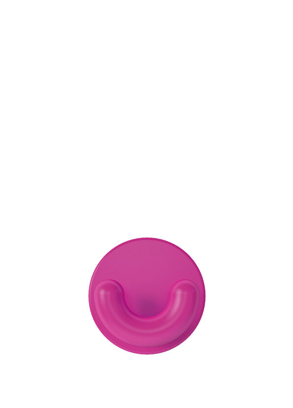Resim Smilee Pembe Ahşap Çocuk Odası Askılık 20 x 9 cm 