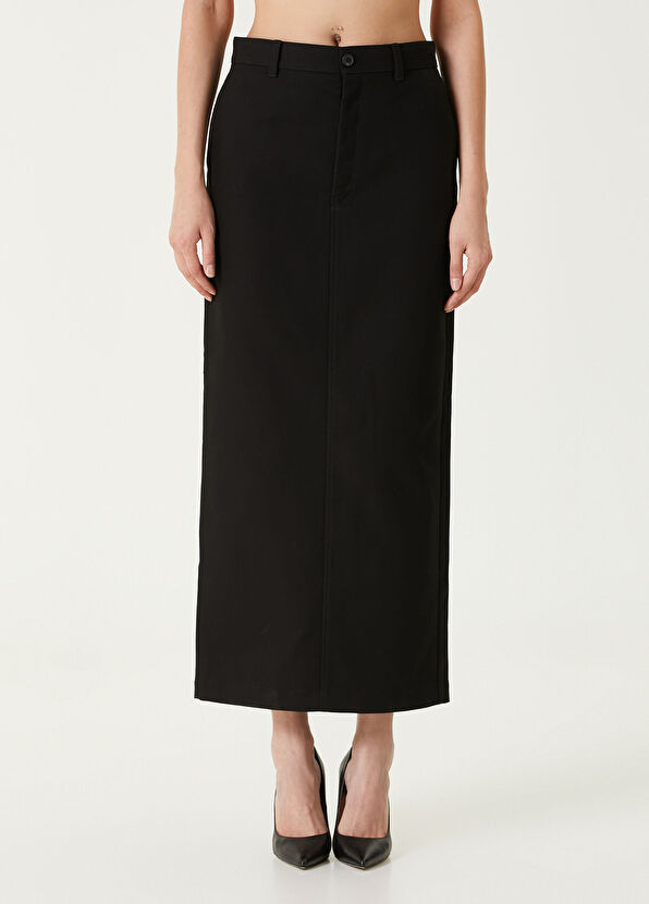 Wardrobe Nyc Siyah Maksi Etek - 2