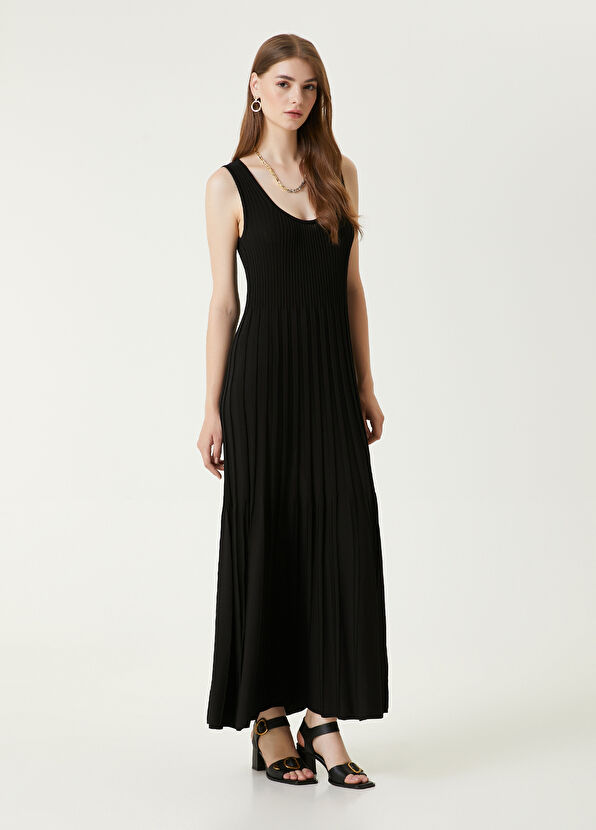 Beymen Club Black Maxi Knit Dress - 1