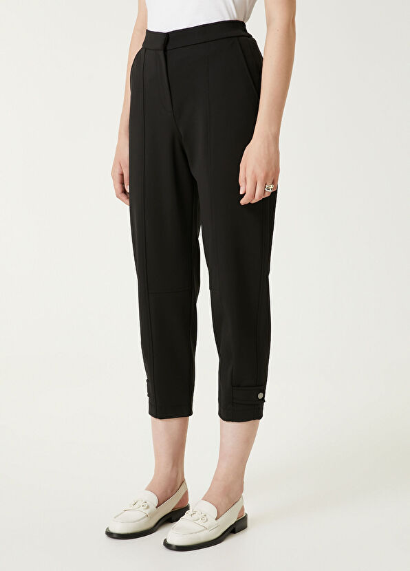 Beymen Club Black Leg Epaulettes Trousers - 2