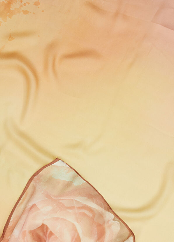 Beymen Club Yeşil Batik Gül Desenli Kadın Şal - 2