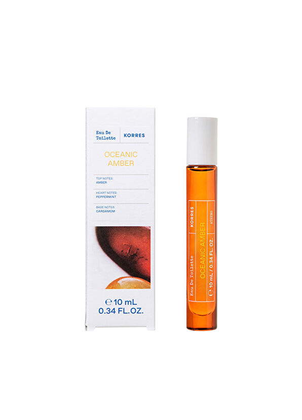 Korres Oceanic Amber EDT 10 ml Roll-on Unisex Perfume - 2