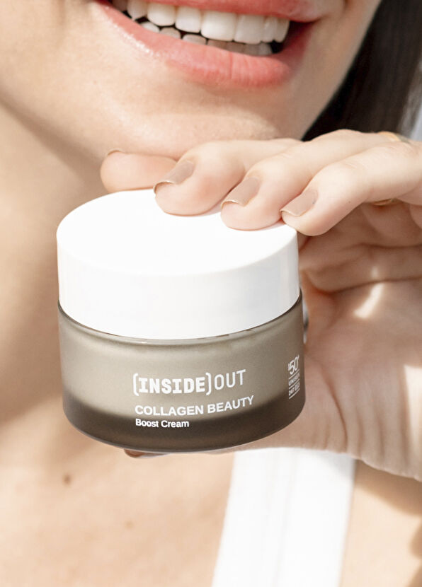 Insideout Colagen Boost Kolajen Sentezini Arttıran Duygusal Strese Karşı Korunmaya Yardımcı Telomer Etkili Yüz Kremi 50 ml - 2