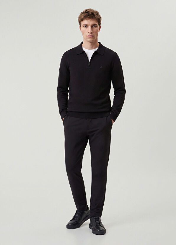 Beymen Club Black Polo Sweater - 2