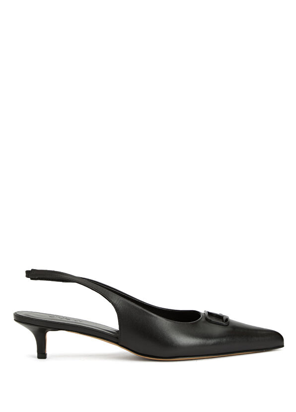 Beymen Club Black Leather Heels - 1
