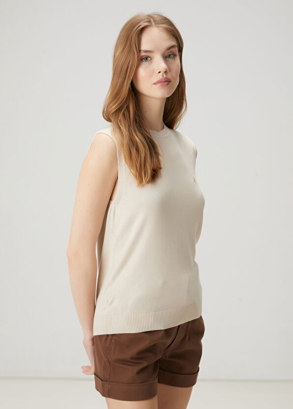 Beymen Club Bej Kolsuz Triko - 1