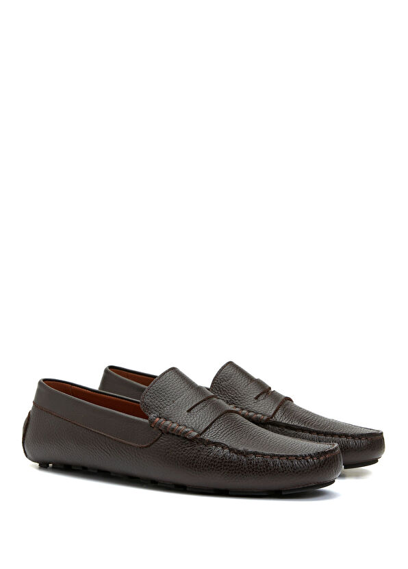Beymen Club Dark Brown Men's Leather Loafer - 2