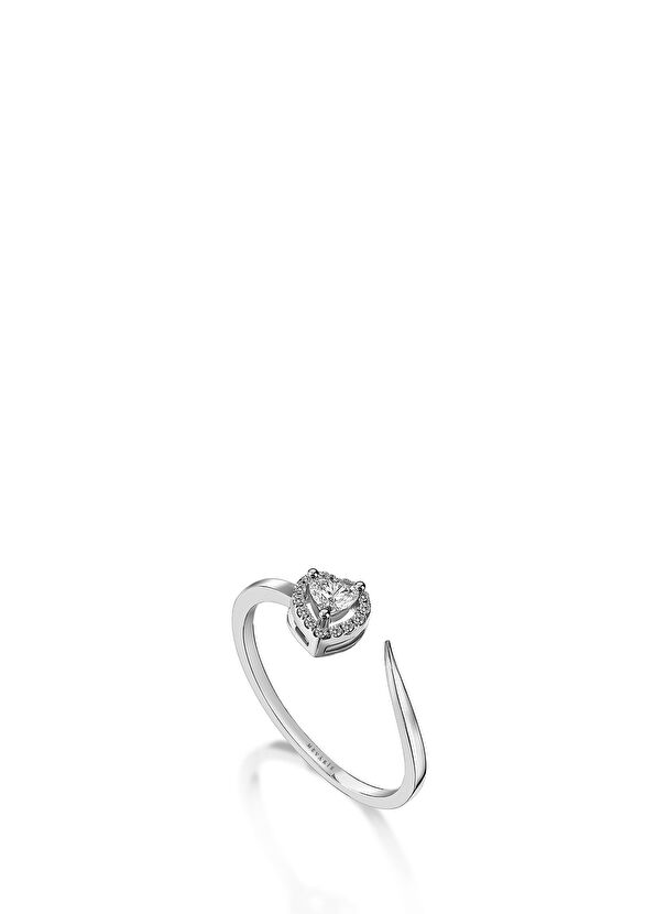 Mevaris Twin Heart Women's Gold Ring - 1