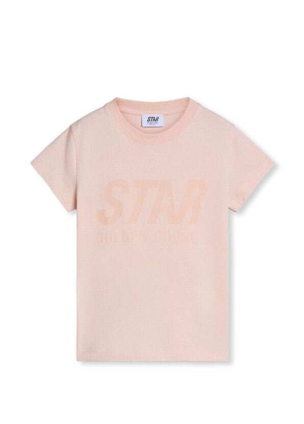 Golden Goose Pudra Kız Çocuk T-shirt - 1