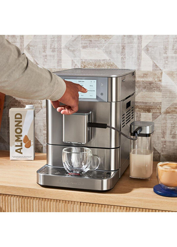 Kitchenaid KF8 5KES8558 Brushed Stainless Steel Tam Otomatik Espresso Makinesi - 4