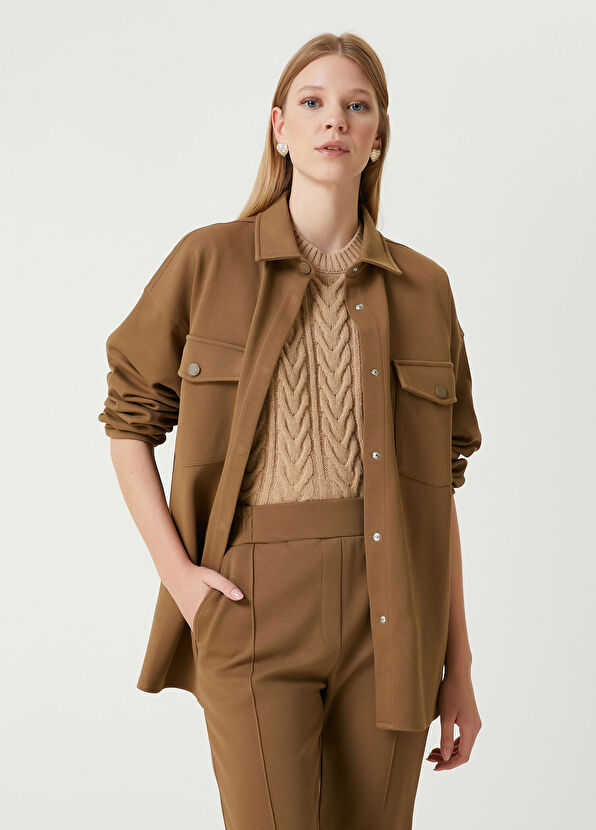 Beymen Club Camel Shirt Form Sweatshirt - 1