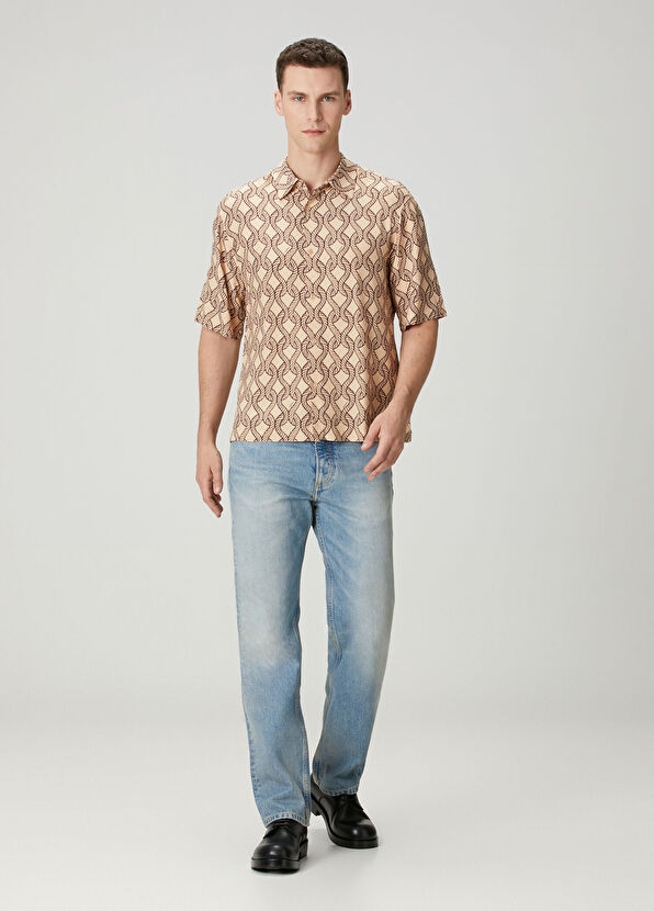 Sandro Regular Fit Mavi Jean Pantolon - 1