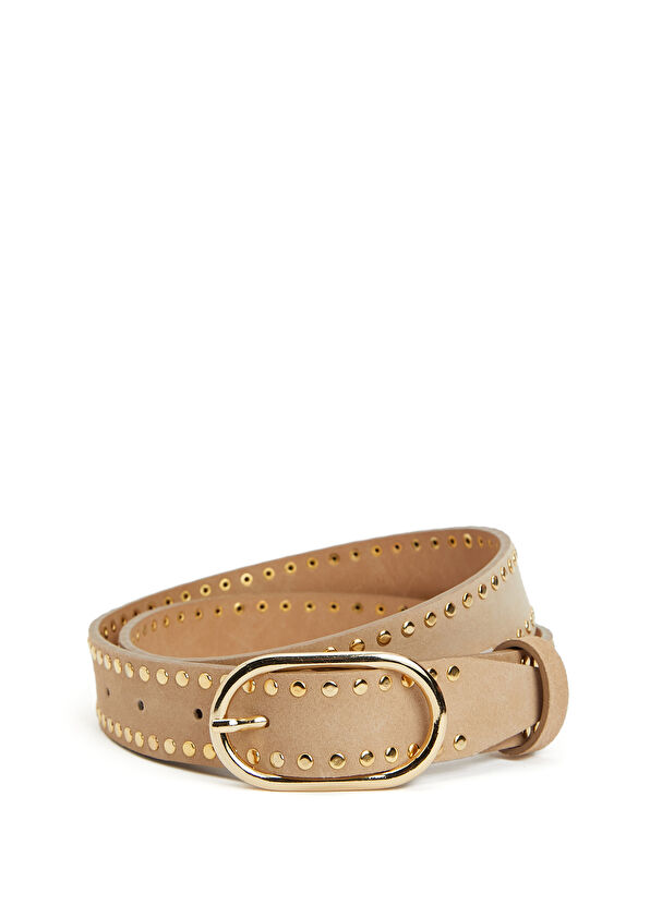 Beymen Club Vizon Pimli Kadın Süet Kemer - 1