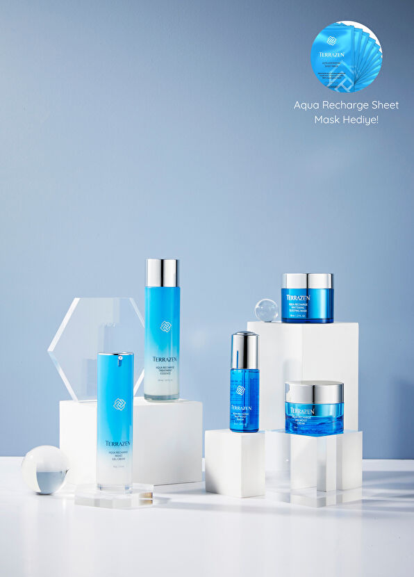 Terrazen Aqua Recharge Hassas Ciltler İçin Nemlendirici Onarıcı Cilt Bakım Seti - 2
