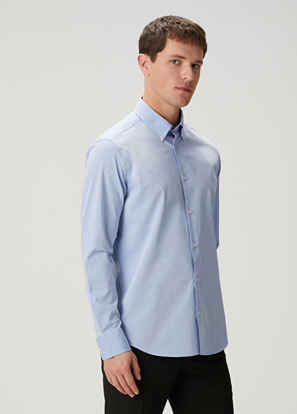 Beymen Club Comfort Fit Blue Shirt - 2