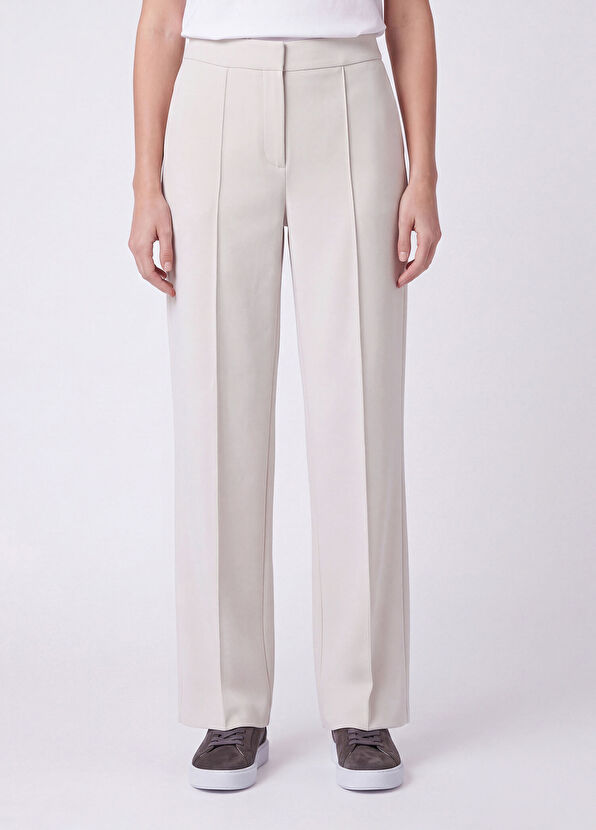 Beymen Club Light Beige Ribbed Trousers - 3