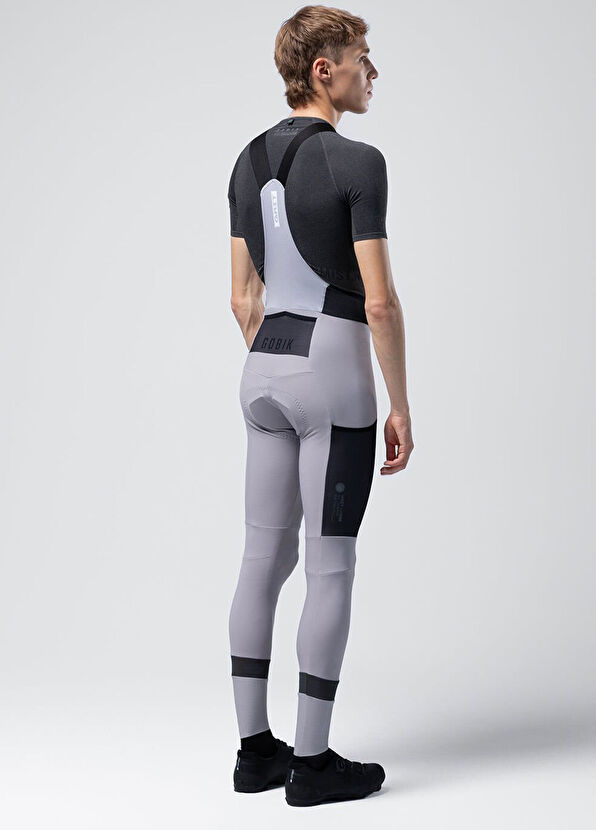 GOBIK Grit G10 Bib Tapioca Men's Thermal Winter Cycling Tights - 4