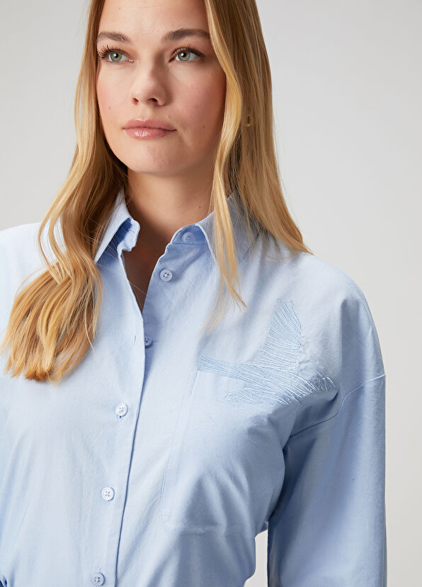 Beymen Club Mavi Oxford Gömlek - 2