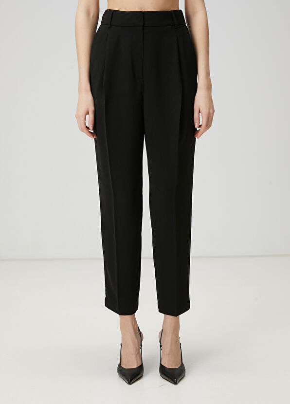 Beymen Club Black Crepe Carrot Pants - 2