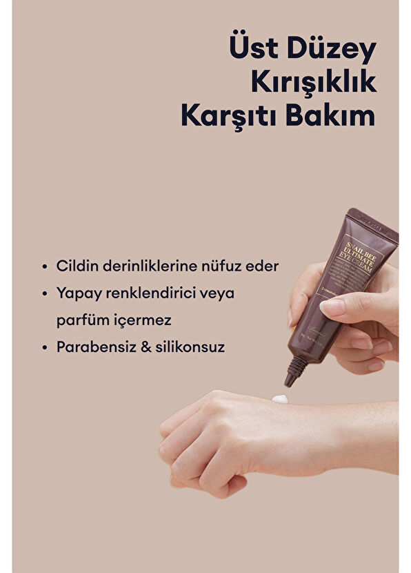 Benton Snail Bee Ultimate Koyu Halka Karşıtı Salyangoz Özlü Göz Çevresi Bakım Kremi 10 gr - 3