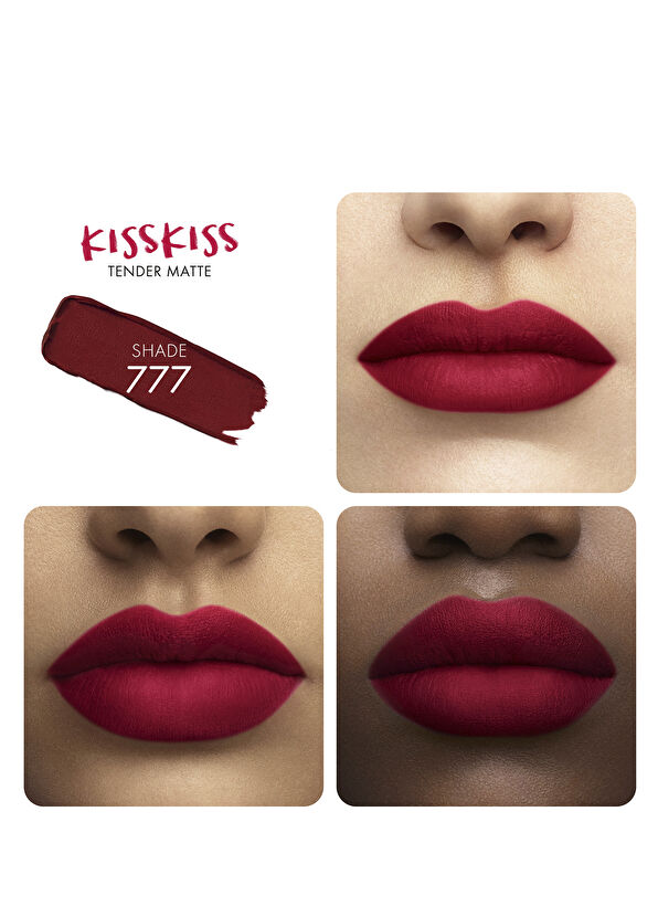 Guerlain Lips Tender Matte 777 Eternal Red - 3