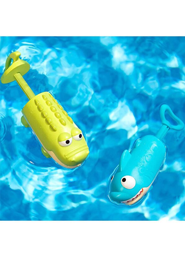 Eğlenceli Timsah ve Köpek Balığı Su Tabancası - Görsel 3