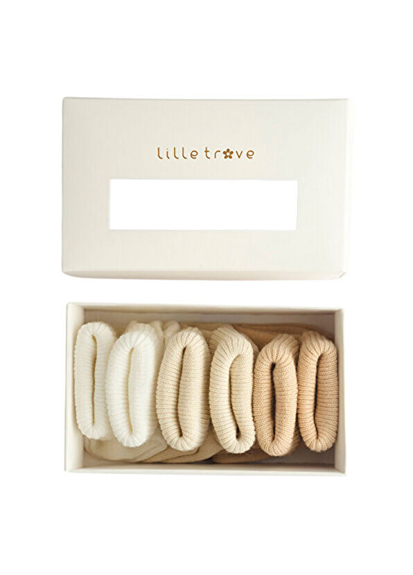 Lille Trove 3'lü Çorap Fırça Yenidoğan Bebek Seti  - 2