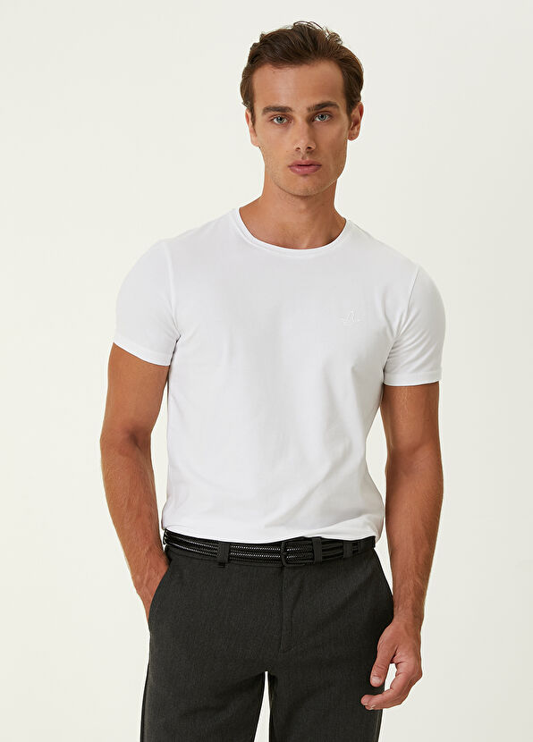Beymen Club Beyaz Basic T-shirt - 1