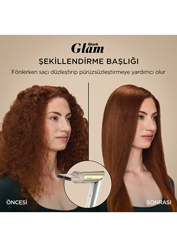 Shark Glam Gold 5 Head Straight Wavy and Curl Multi-Purpose Hair Styler - 3