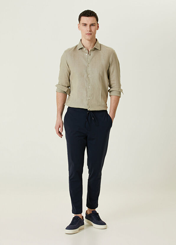 Sartorio Bej Keten Gömlek - 2