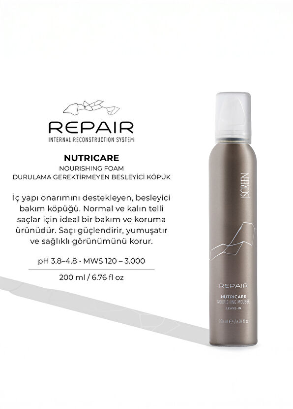 Screen Hair Care Repair Nutricare Nourishing Hair Mousse 200 ml - 2
