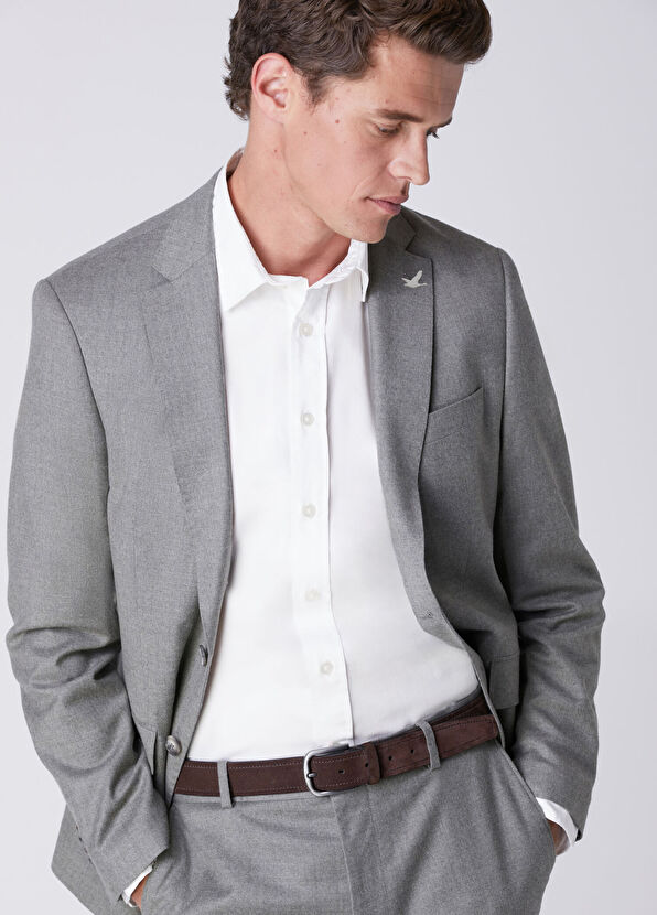 Beymen Club Drop 6 Light Flannel Yün Takım Elbise - 2