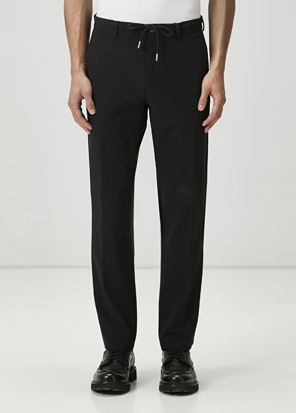 Beymen Club Siyah Beli Kordonlu Pantolon - 2