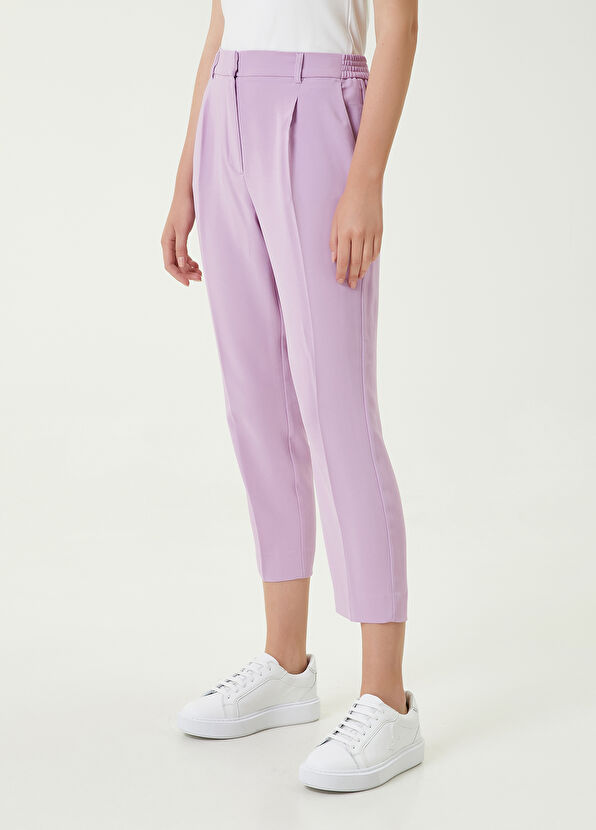 Beymen Club Lila Yüksek Bel Cigarette Pantolon - 2