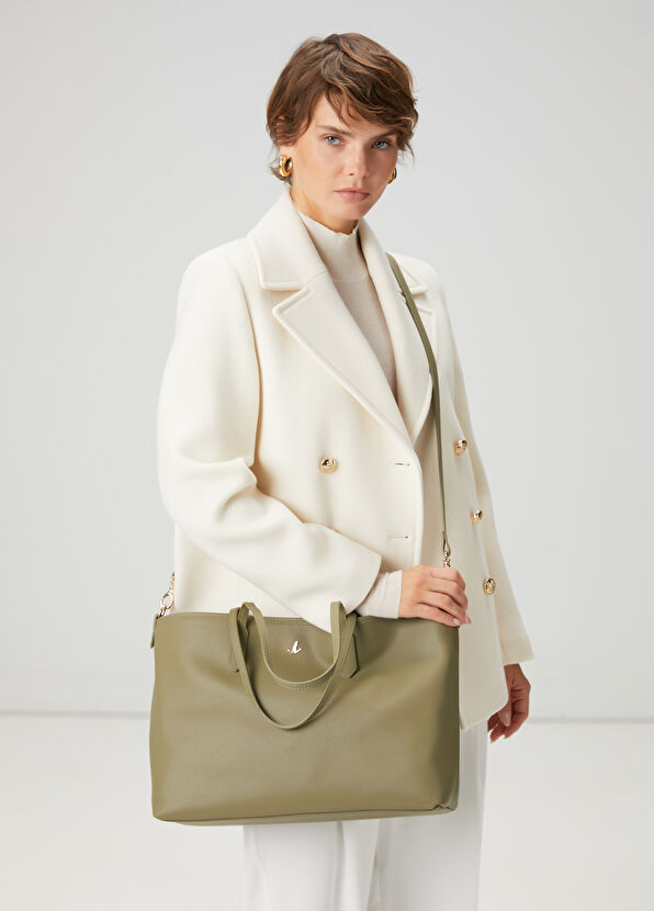 Beymen Club Haki Kadın Alışveriş Çantası - 2