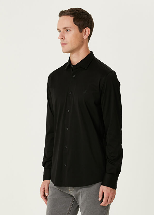 Beymen Club Black Logo Detailed Shirt - 4